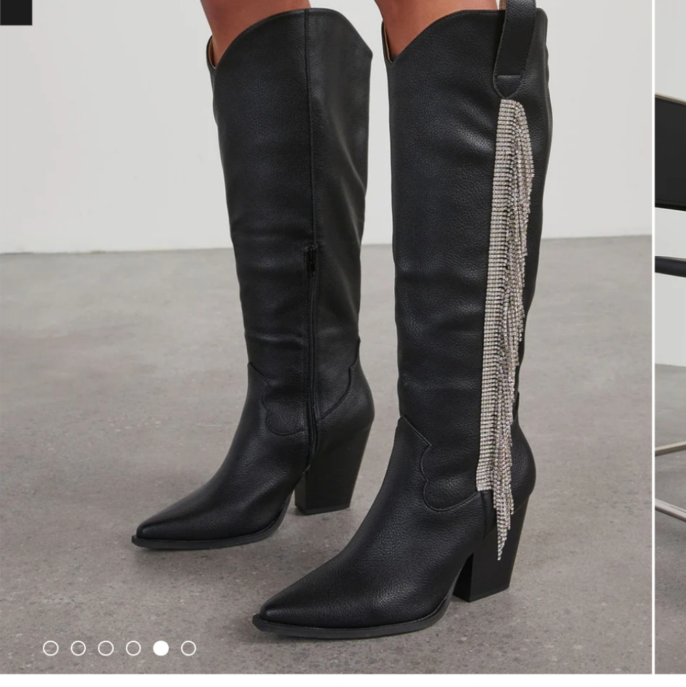 Rhinestone cowboy boots